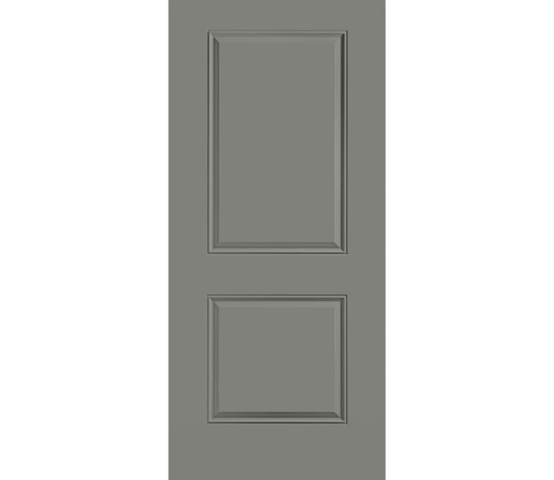 Green Bay 2 Panel Square Steel Entry Door