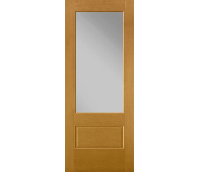 Green Bay 3 Quaters Light Fiberglass Entry Door