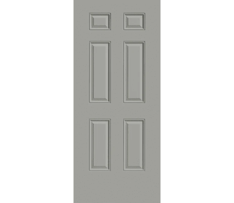 Green Bay 6 Panel Steel Entry Door