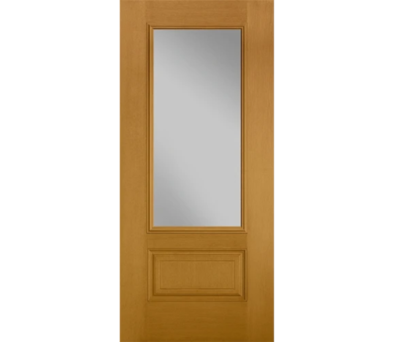 Green Bay Three Quaters light Fiberglass Entry Door